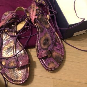 Stuart Weitzman lasso  gladiator sandal